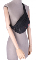 Travel N Meet Gürteltasche aus Spinnstoff schwarz