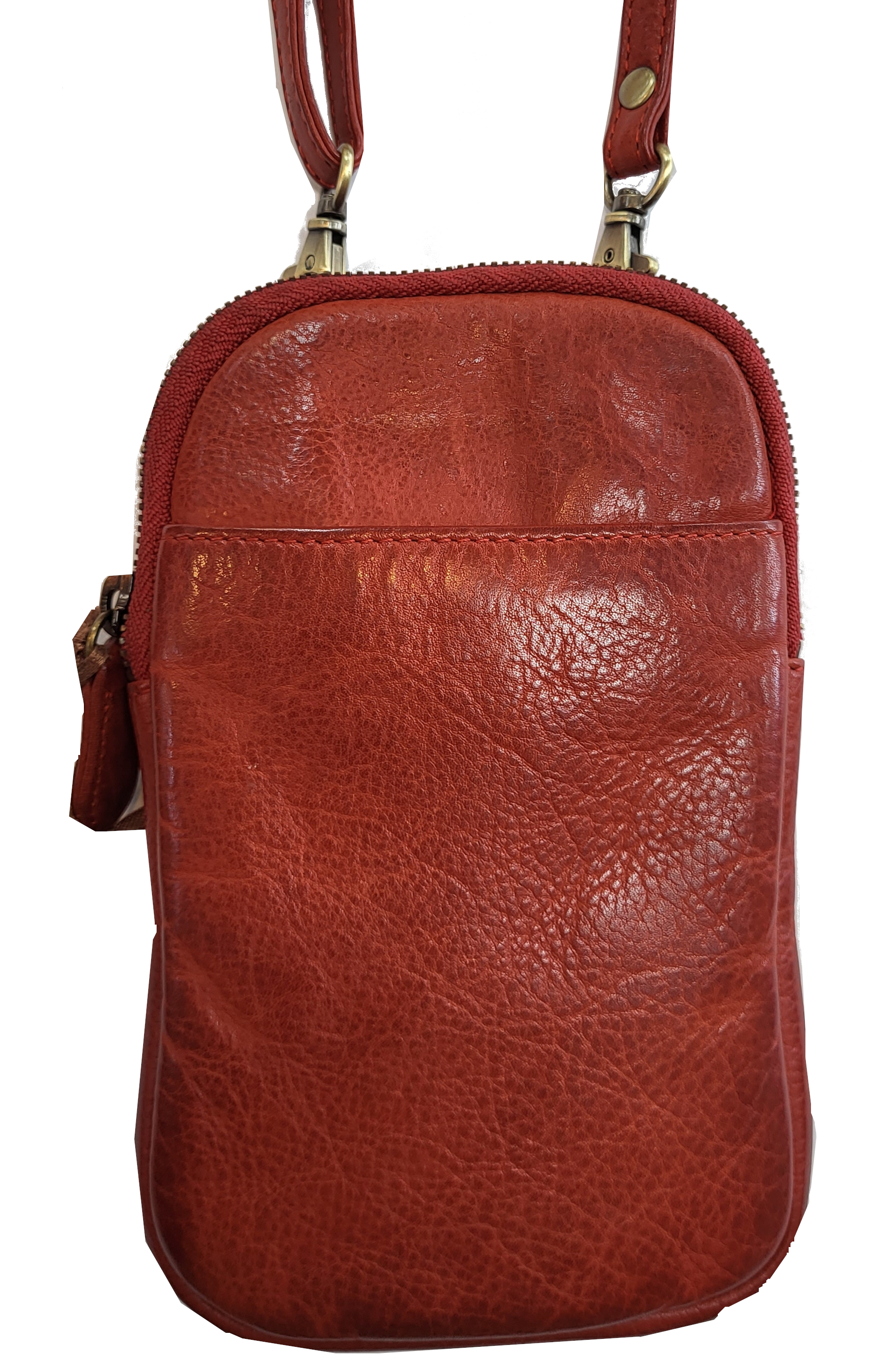 Dernier Handytasche echt Leder rot