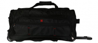 Dernier 'Travel and meet' Rollreisetasche 48cm aus Spinnstoff schwarz
