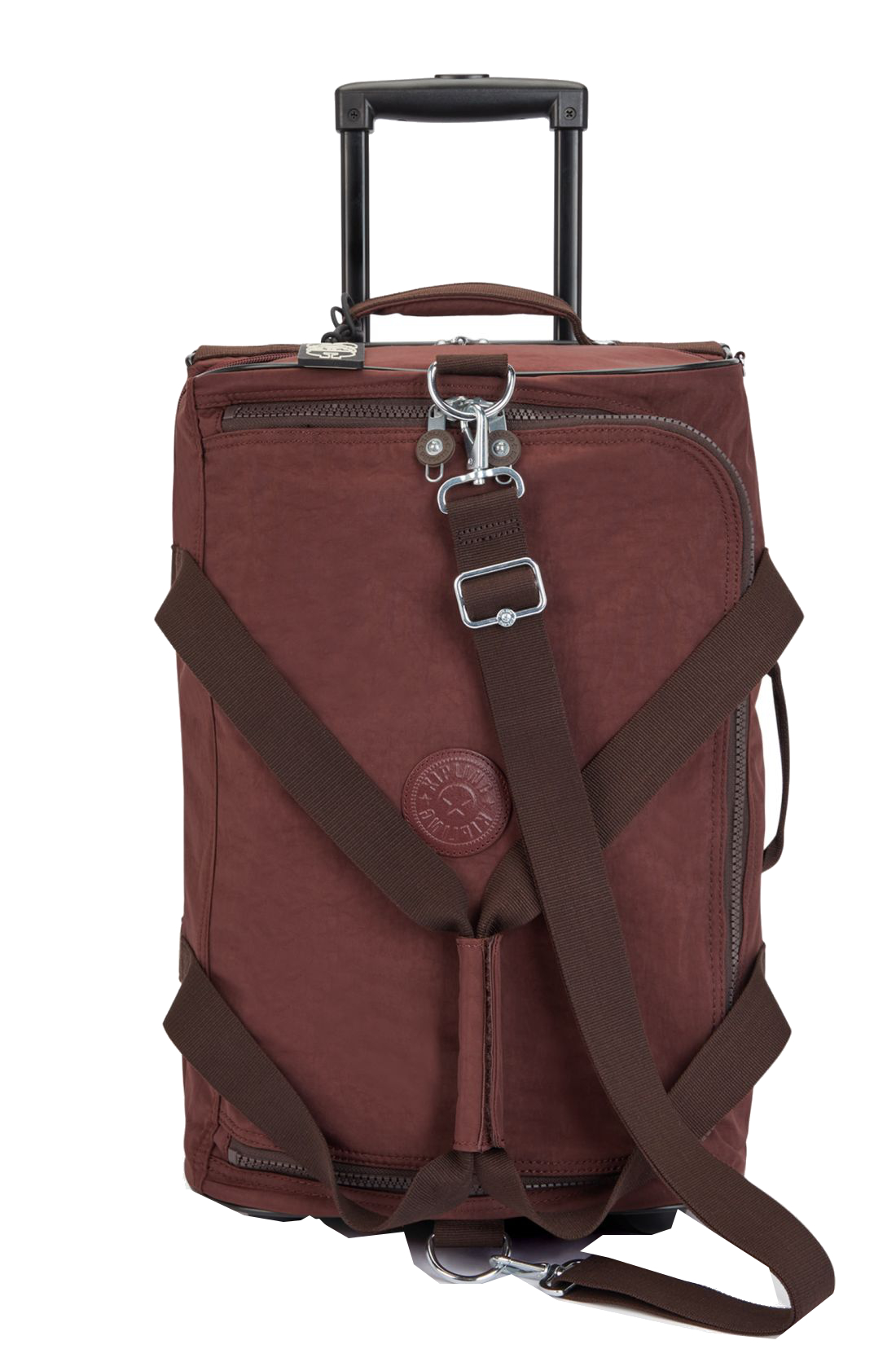 Kipling 'Teagan US' small Weekend luggage mahogany