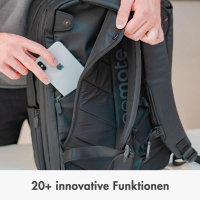 Onemate 'Backpack Pro' Tagesrucksack  erweiterbar 22l grün