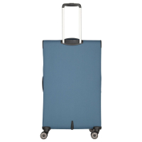 Travelite 'Skaii' 4-Rad Trolley 78cm erweiterbar 2,9kg 91-98l recled Polyester panoramablau