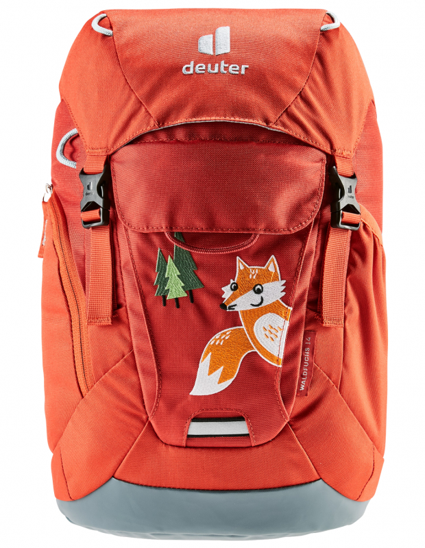 Deuter 'Waldfuchs 14' Kinderrucksack mit Regencape 460g 14l lava-paprika