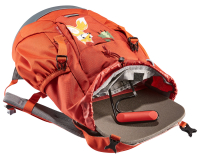 Deuter 'Waldfuchs 14' Kinderrucksack mit Regencape 460g 14l lava-paprika