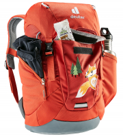 Deuter 'Waldfuchs 14' Kinderrucksack mit Regencape 460g 14l lava-paprika