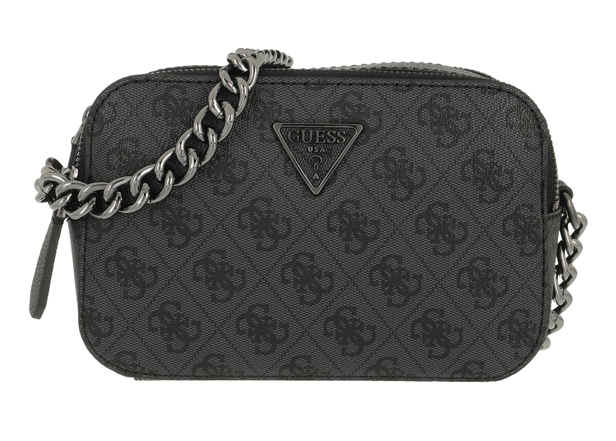 Guess 'Noelle' Crossbody Camera Tasche Synthetik coal