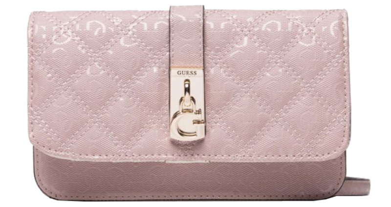 Guess 'Gaia' Damentasche mit Überschlag Synthetik blush