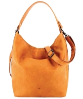 Prato 'Oil Pull Up' Beuteltasche echt Rindleder cognac