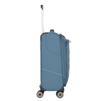Travelite 'Skaii' 4-Rad Bordtrolley 55cm 1,9kg 36l recycled Polyester panoramablau