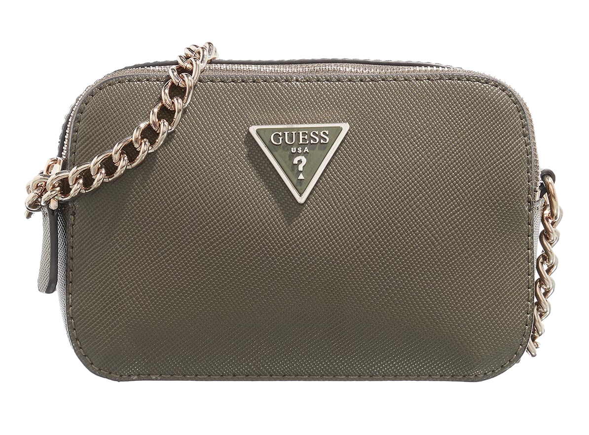 Guess 'Noelle' Crossbody Camera Damentasche Synthetik olive