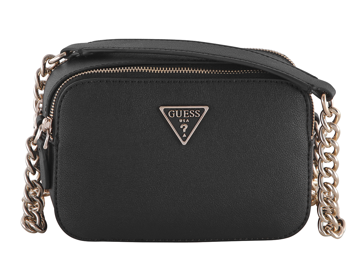 Guess 'Noelle' Camera Crossbody Kette als Tragegurt Synthetik black