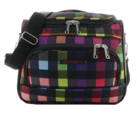 Franky Beautycase mit Schulterriemen multicolor check