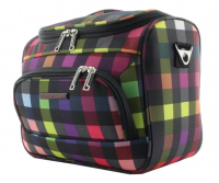 Franky Beautycase mit Schulterriemen multicolor check