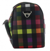 Franky Beautycase mit Schulterriemen multicolor check