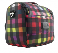 Franky Beautycase mit Schulterriemen multicolor check