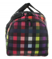 Franky Reisetasche mit Naßfach Fronttasche aufsteckbar 62cm multicolorcheck