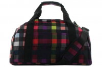 Franky Reisetasche M mit Naßfach aufsteckbar 50cm multicolorcheck