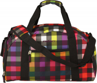 Franky Reisetasche S mit Naßfach aufsteckbar 46cm multicolorcheck