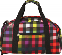 Franky Reisetasche S mit Naßfach aufsteckbar 46cm multicolorcheck