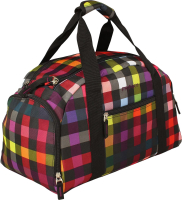 Franky Reisetasche S mit Naßfach aufsteckbar 46cm multicolorcheck