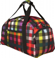 Franky Reisetasche S mit Naßfach aufsteckbar 46cm multicolorcheck