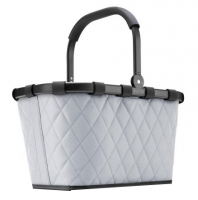 Reisenthel  'Carrybag' Einkaufskorb mit Alurahmen 22l rhombus light grey