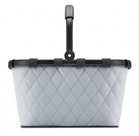 Reisenthel  'Carrybag' Einkaufskorb mit Alurahmen 22l rhombus light grey