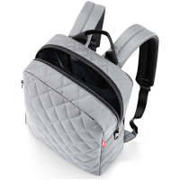 Reisenthel 'classic backpack M' 13l rhombus light grey