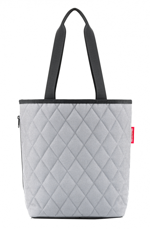 Reisenthel 'Classic Shopper M' 8l rhombus light grey