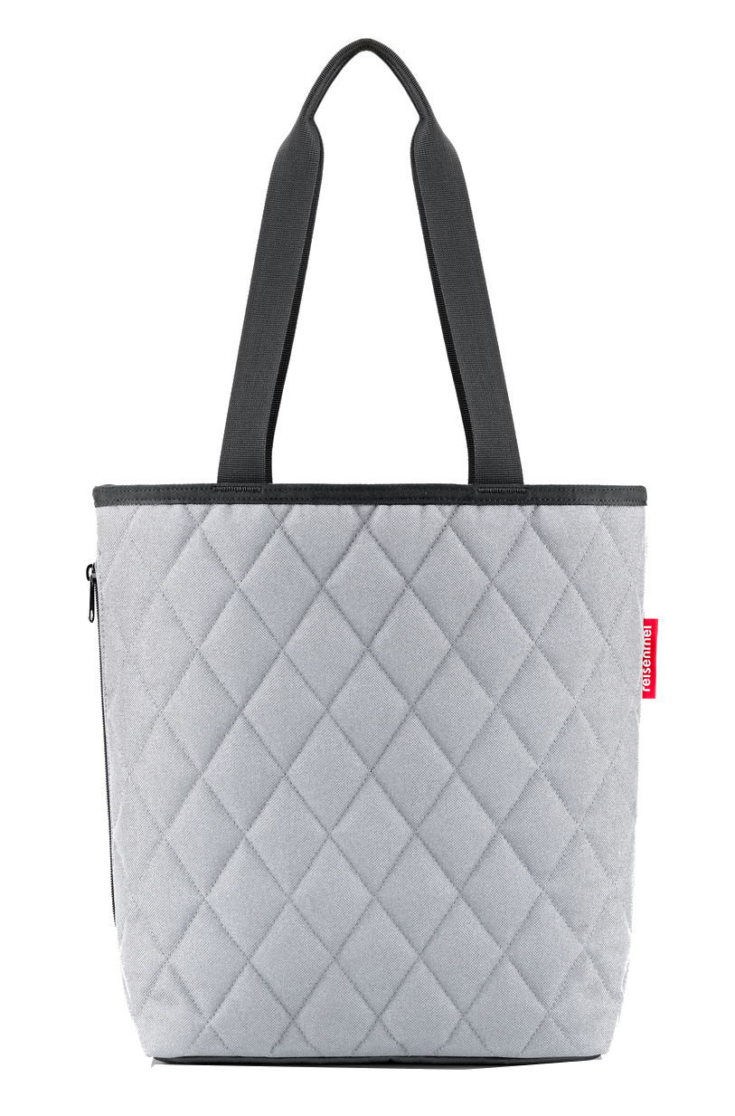 Reisenthel 'Classic Shopper M' 8l rhombus light grey