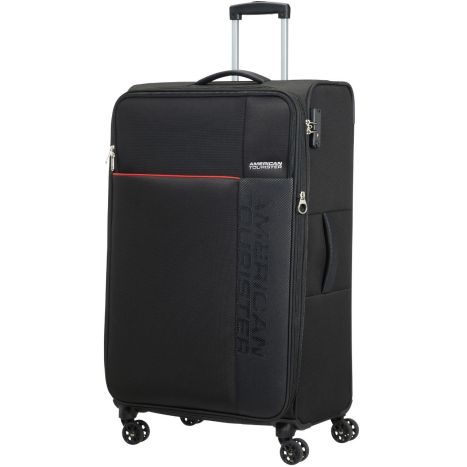 American Tourister 'Fun Cruise' Spinner M 68cm 3,3kg erw. 69/74l black/red