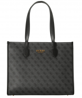 Guess 'Silvana' Tote Damentasche Synthetik coal logo