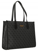 Guess 'Silvana' Tote Damentasche Synthetik coal logo