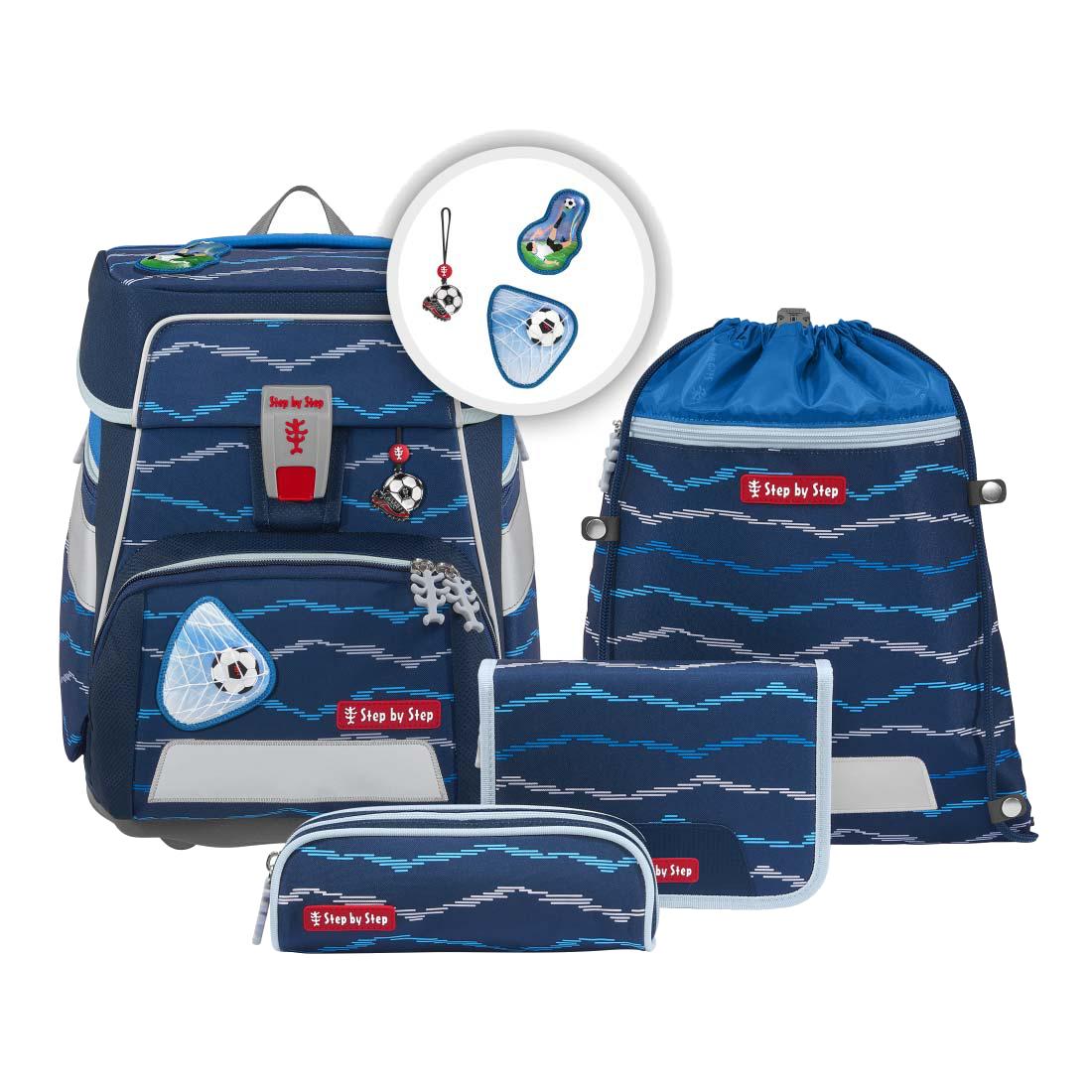 Step by Step 'Soccer Lars' Space Schulranzen-Set 5tlg. 