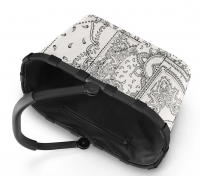 Reisenthel  'Carrybag frame' Einkaufskorb mit Alurahmen 22l bandana white