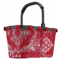 Reisenthel  'Carrybag frame' Einkaufskorb mit Alurahmen 22l bandana red