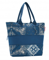Reisenthel 'Shopper e1' Einkaufstasche erweiterbar 12/18l bandana blue
