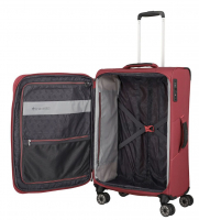 Travelite 'Skaii' 4-Rollen Trolley 67cm erweiterbar 2,4kg 62/67l Polyester abendrot