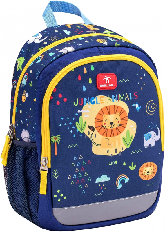 Belmil 'Kiddy Plus' Kinderrucksack 12l ca. 300g little jungle