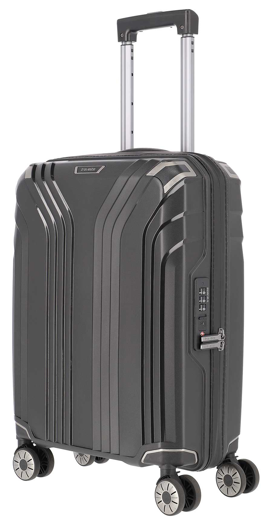 Travelite 'Elvaa' 4-Rad Trolley S  55cm 2,6kg 41l schwarz