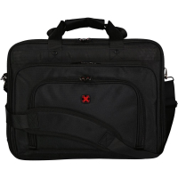Travel N Meet Businesstasche mit 17' Laptopfach aus Spinnstoff erweiterbar schwarz