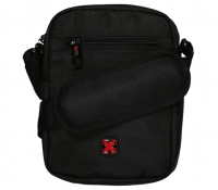 Travel N Meet Schultertasche aus Spinnstoff schwarz