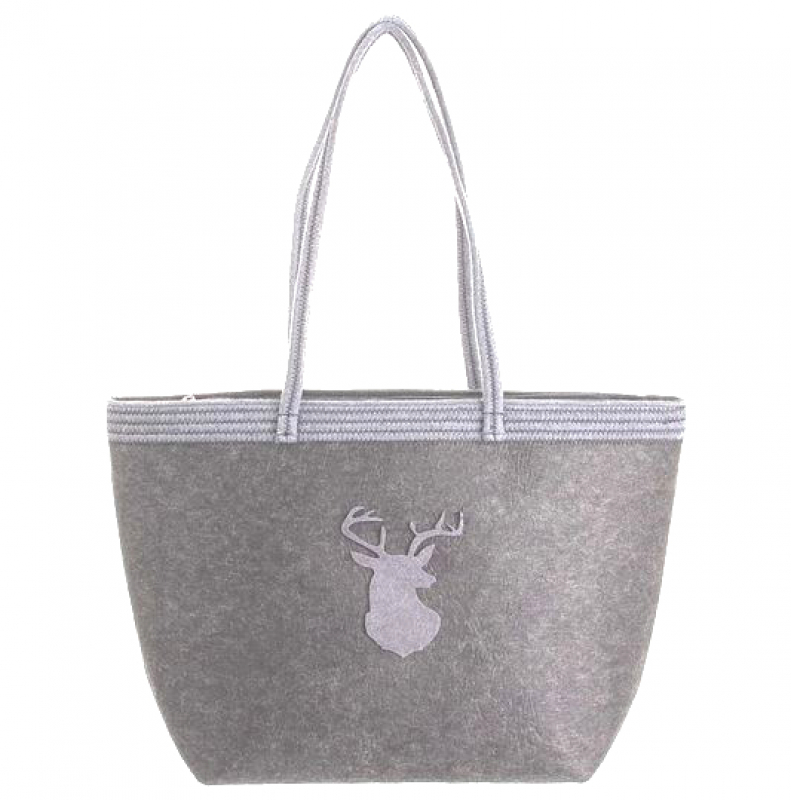 Prato 'LM Lina ' Filzshopper L light grey