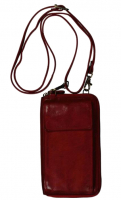 Old River Handytasche echt Leder rot