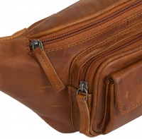 Justified Bags 'Nynke' Hüfttasche echt Rindleder cognac