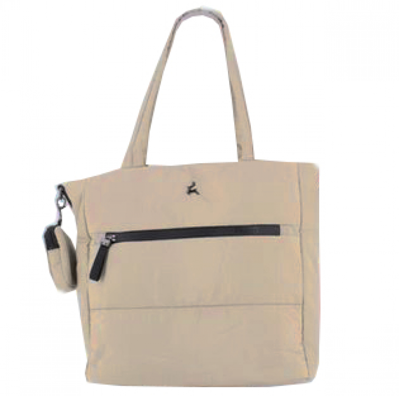 Prato 'LM Joyce' Steppshopper aus Nylon beige