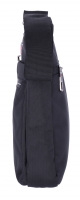 Dernier Schultertasche aus Spinnstoff schwarz