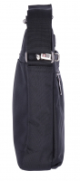 Dernier Schultertasche aus Spinnstoff schwarz
