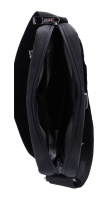 Dernier Schultertasche aus Spinnstoff schwarz