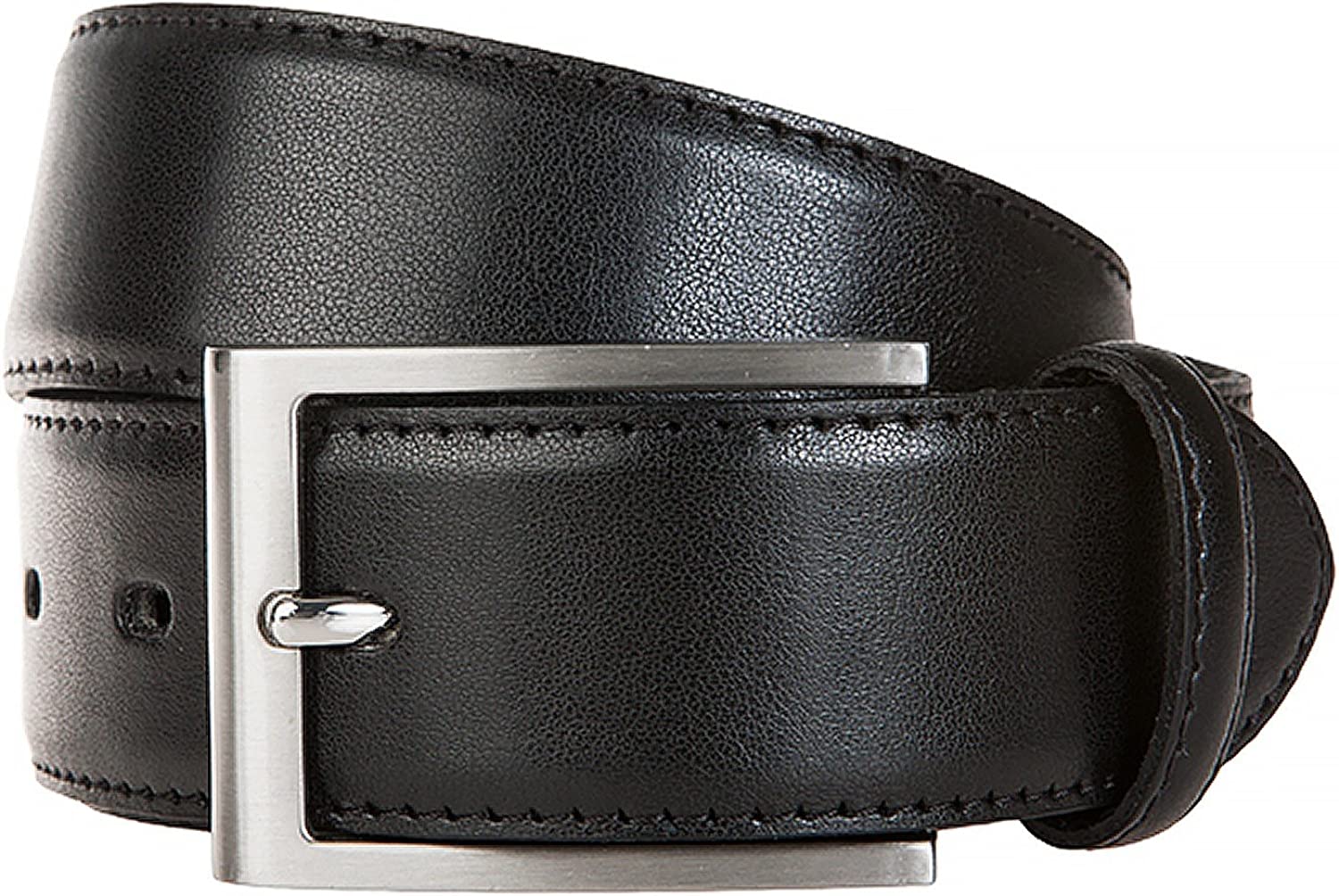 Lloyd Gürtel echt Leder 105cm schwarz an der Schnalle kürzbar